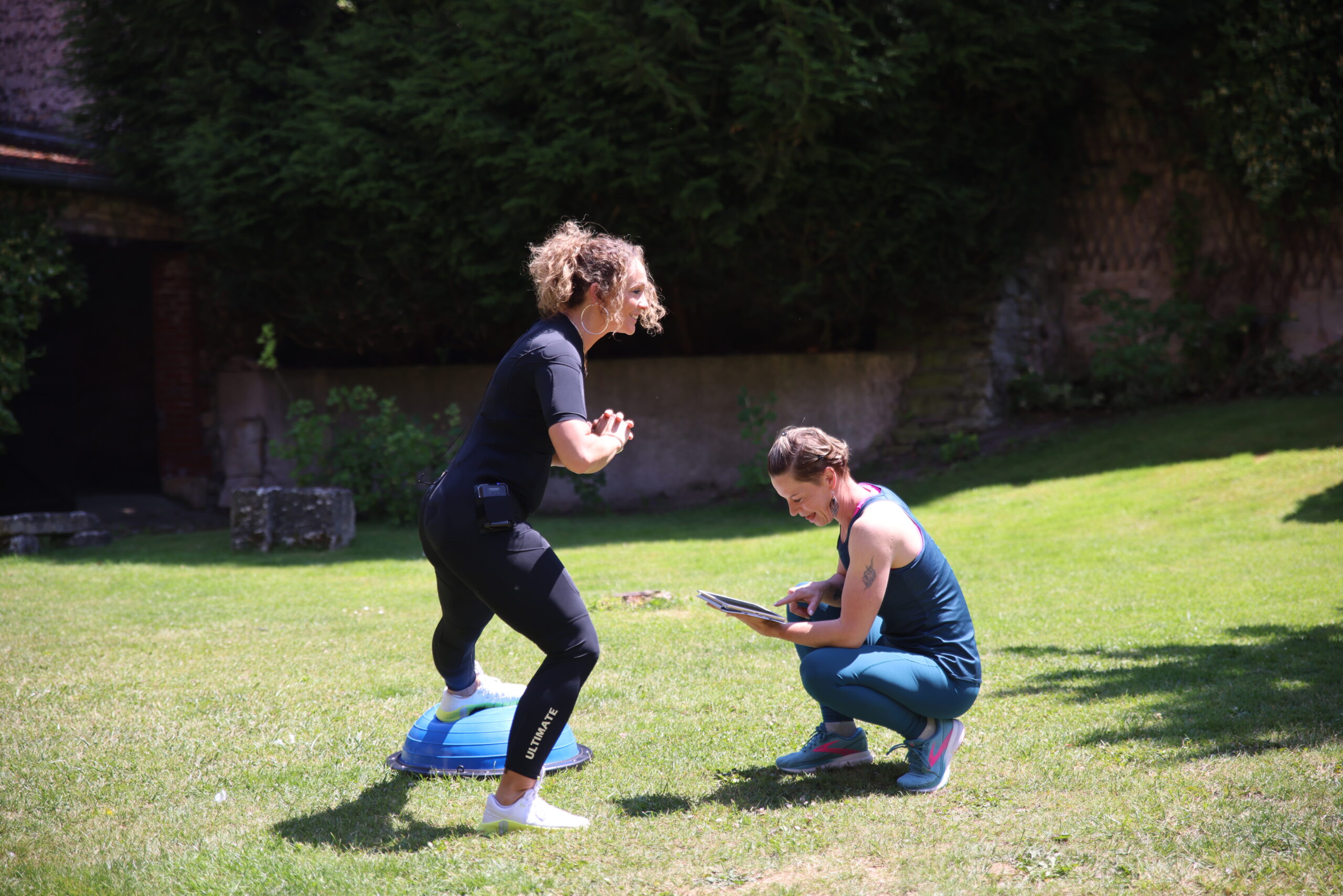 Séance de coaching avec Katerina, coach santé ActiZen, au Domaine d’Ailleurs près de Reims