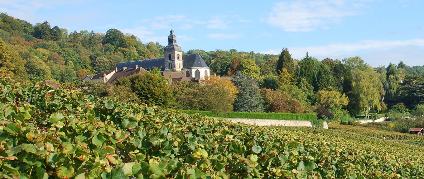 Village de Hautvillers, berceau du Champagne